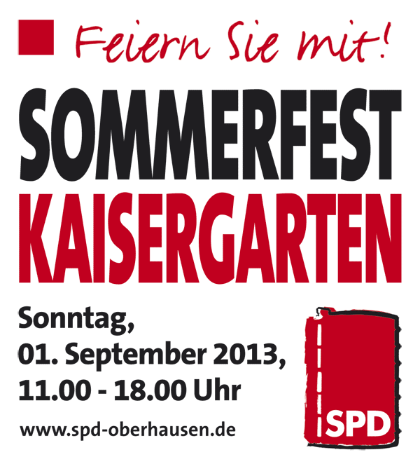Banner: SPD-Sommerfest 2013